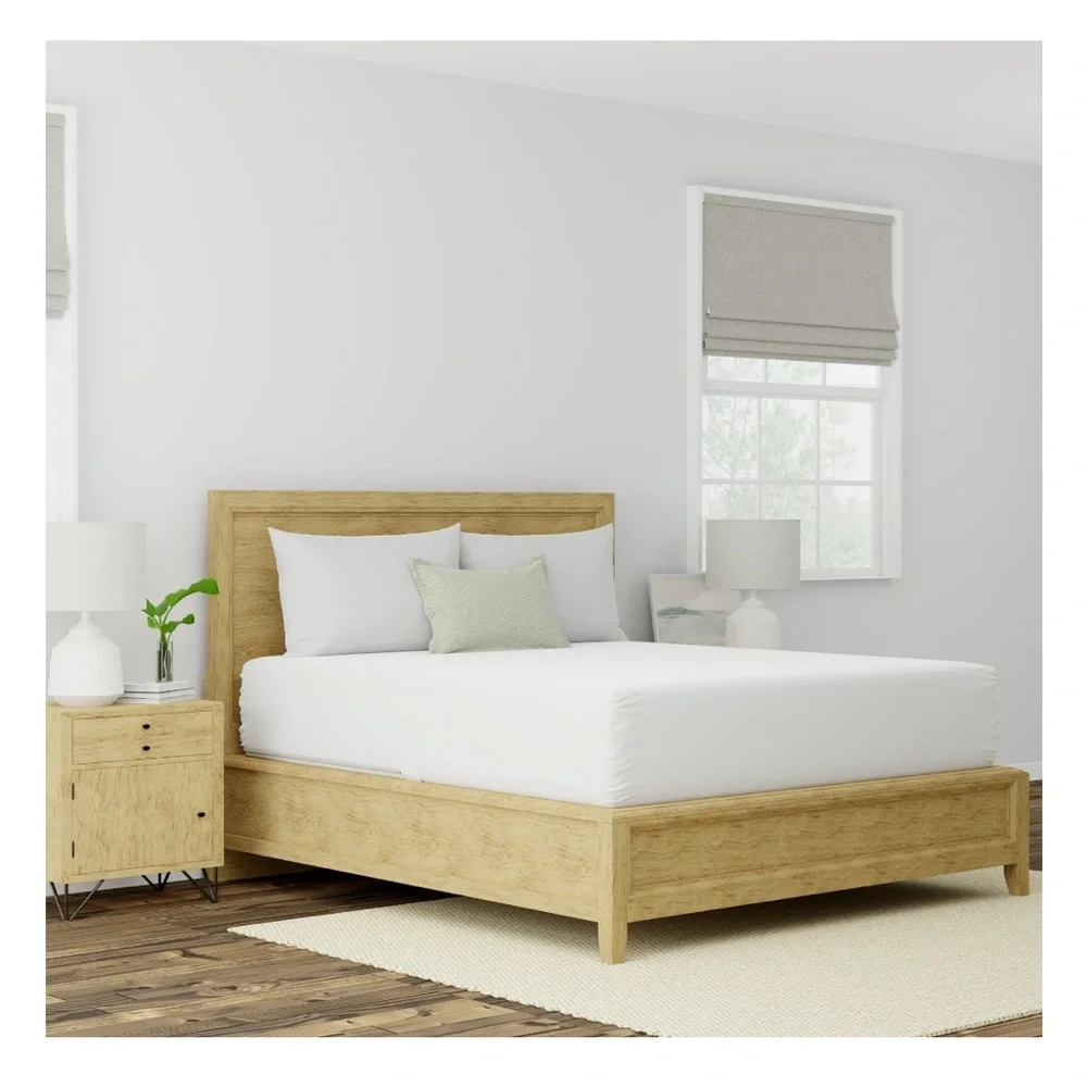 NWT Allerease Ultimate Cotton Allergy Relief Zippered Mattress Protector CalKing